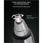 Attractive Cordless Face Shaver – Nose, Ear & Facial Hair Trimmer for Men