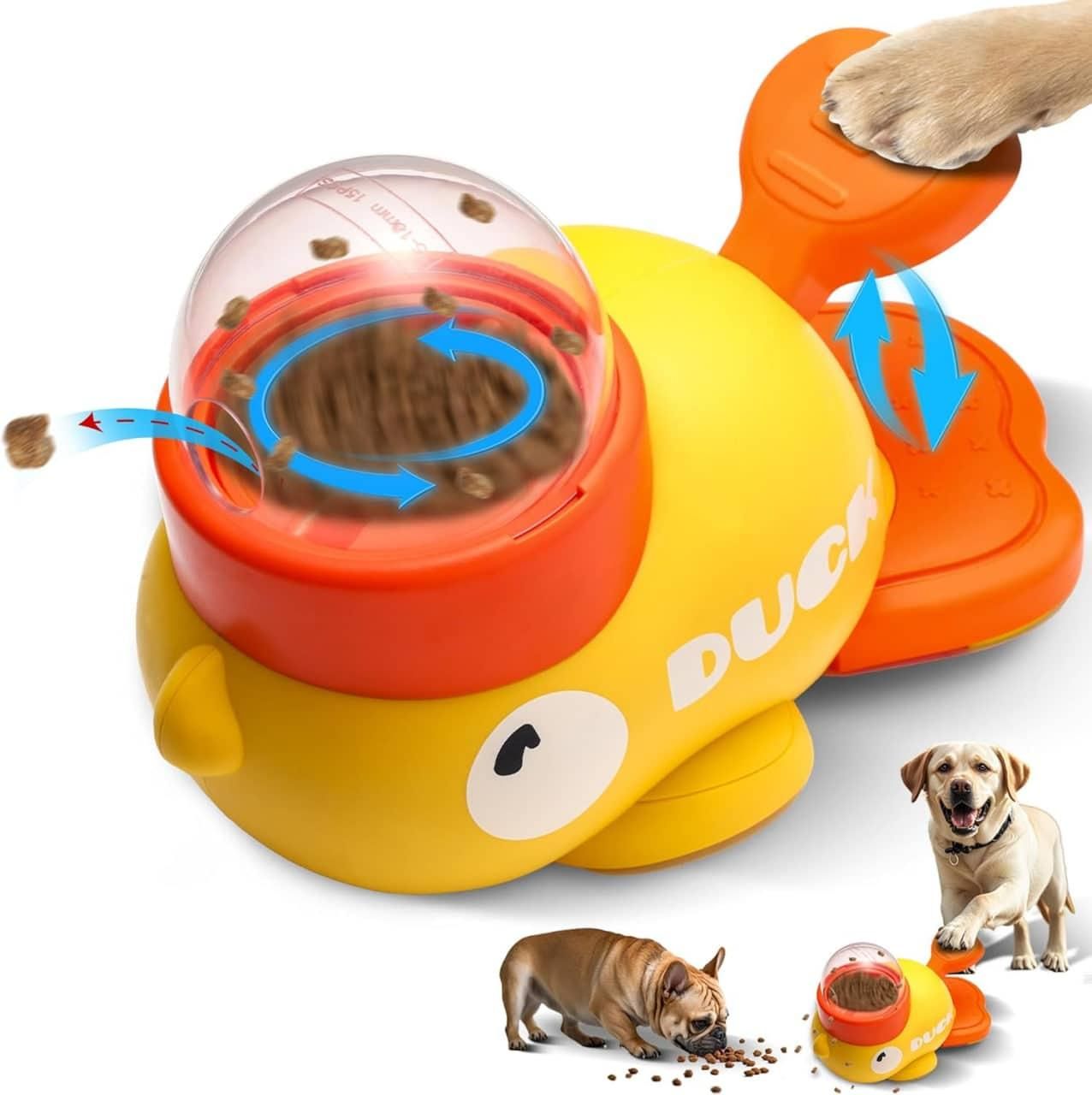 Interactive Pet Feeder Bowl – Dog Puzzle Food Dispenser for Slow Feeding & Mental Stimulation