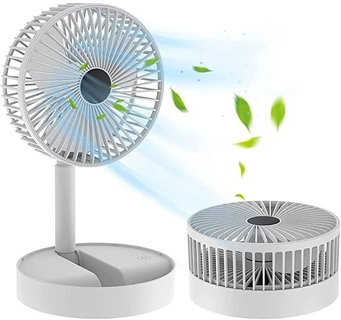 Powerful Rechargeable Table Fan | Portable Desk Fan for Home & Office