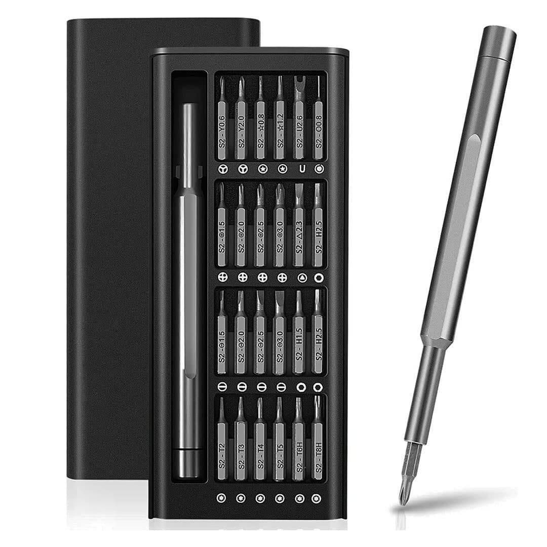 24 in 1 Mini Screwdriver Set with Case, Small Flathead Magnetic Screwdriver Kit for Electronics, PC, Watches, Glasses, Phones, Jewelry
