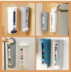 Multipurpose Wall-Mounted Cabinet Storage Organizer | Dustproof Plastic Bag Holder