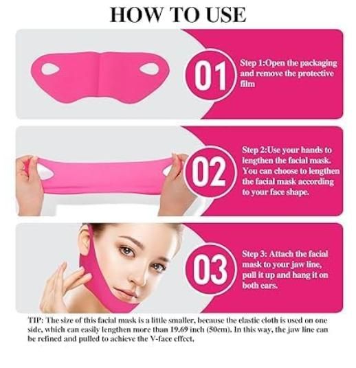 Deep Collagen V Lifting Gel Mask – Firming & Jawline Sculpting Sheet Mask (Pack of 1)