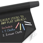 Chalkboard Contact Paper Roll – Peel & Stick Blackboard Wall Sticker for Home, Kitchen & Kids