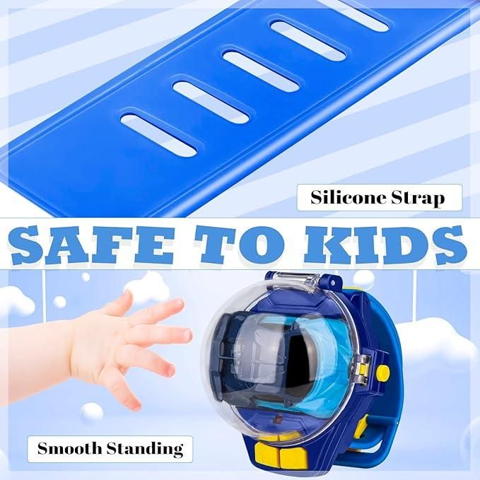 Remote Watch Car for Kids – Mini Wrist RC Racing Car with USB Charging (Assorted Color)