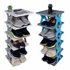Smart Foldable 4 Layer Shoe Rack | Space Saving Plastic Shoe Organizer