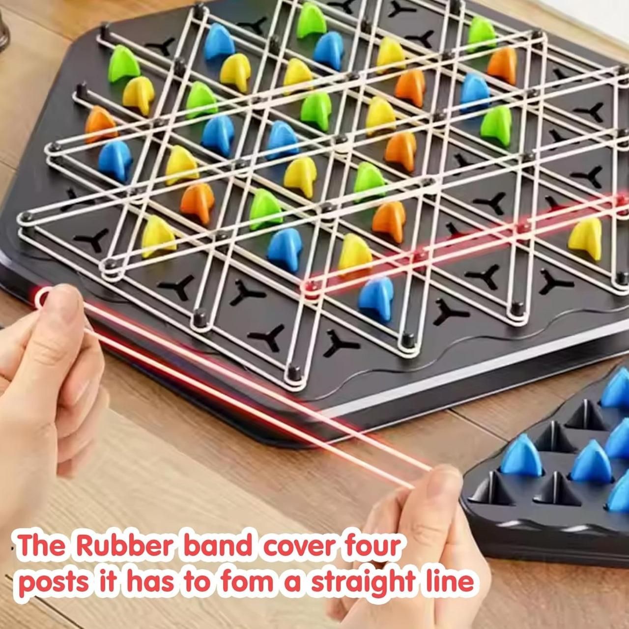 Chain Triangle Chess Game – Educational Strategy Board Game for Kids & Students