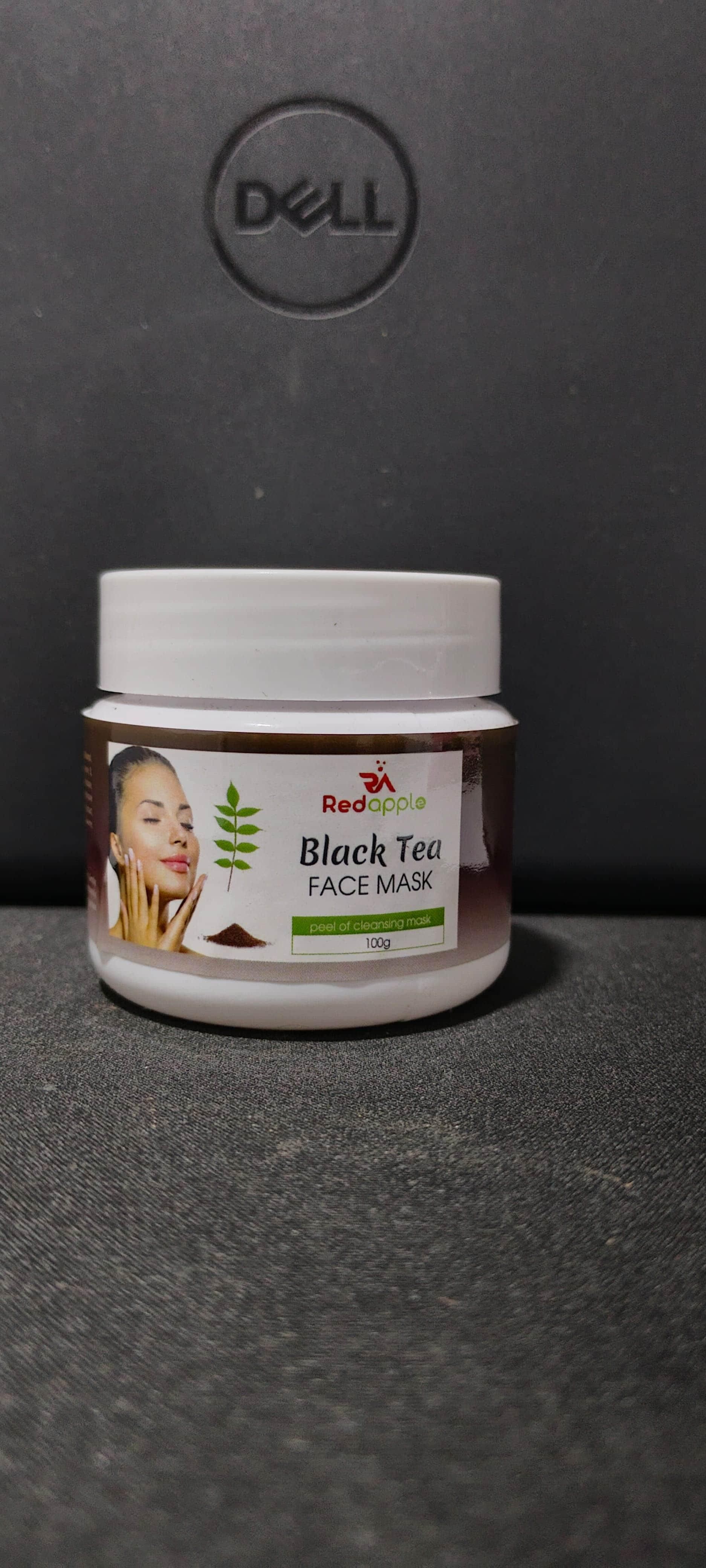 Black Tea Face Mask 100g – Acne, Dark Spots & Blackhead Removal | Deep Cleansing & Glowing Skin