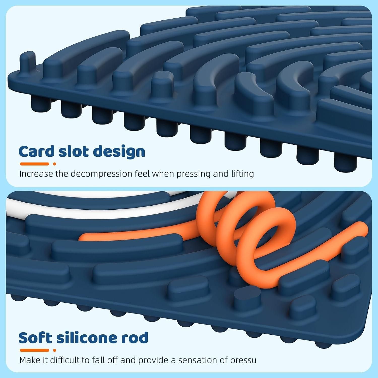 Double-Sided Silicone Montessori Sensor Activity Board – Educational Sensory Toy for Toddlers