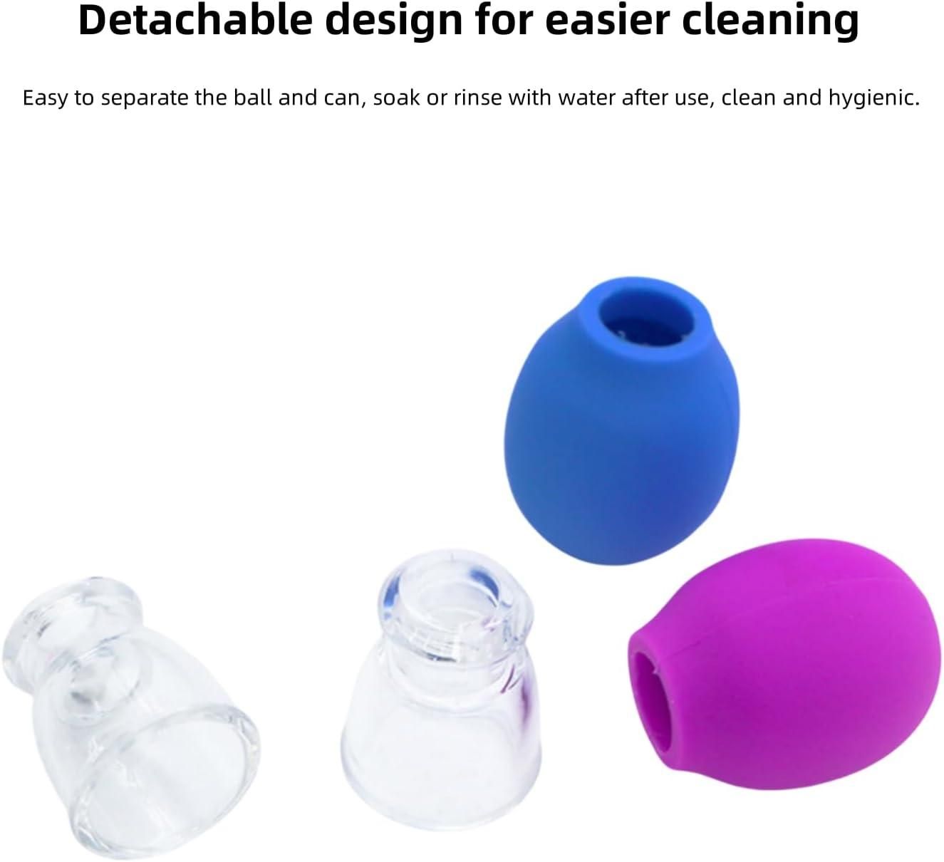 Vacuum Pressure Massage Cup (Pack of 2) – Face Lifting & Deep Tissue Cupping Therapy Tool