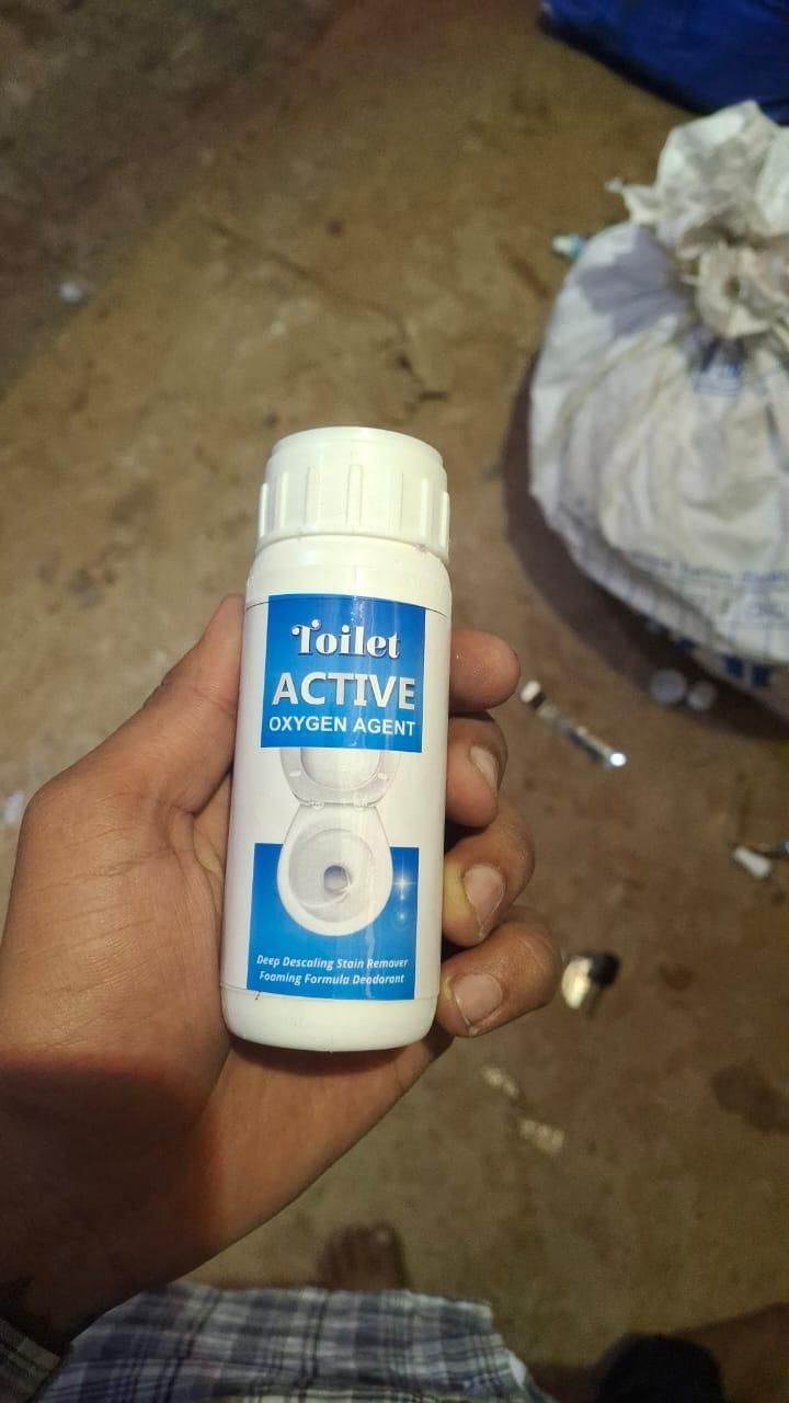 Toilet Active Oxygen Cleaner Pack of 3 – Powerful Toilet Bowl Cleaning Powder