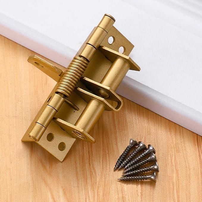 3 in 1 Automatic Door Hinge Lock | Self Closing Heavy Duty Iron Door Lock