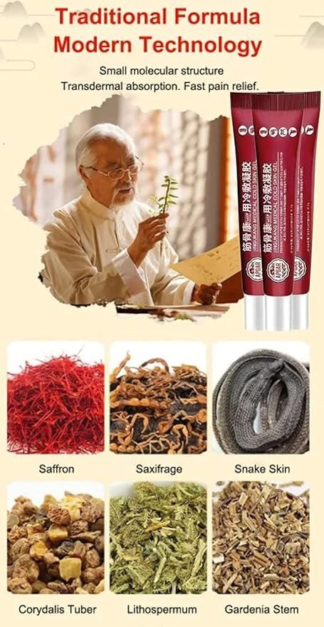 Cold Compress Gel for Muscles & Bones (200g) – Fast Cooling Relief for Joint Pain & Muscle Strain