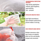 Fruit Protection Bags with Drawstring Pack of 25 | Nylon Mesh Plant Cover