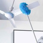 Washable Ceiling Fan Cleaner Duster with Long Handle 140cm | Reusable Fan Cleaning Brush