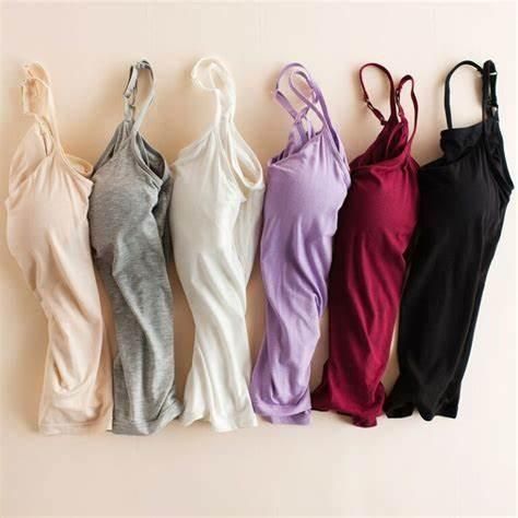 Women’s Loose Cami with Built-in Tank Top (Pack of 2) | Cotton Free Size Camisole