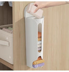 Multipurpose Wall-Mounted Cabinet Storage Organizer | Dustproof Plastic Bag Holder