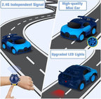 Remote Watch Car for Kids – Mini Wrist RC Racing Car with USB Charging (Assorted Color)