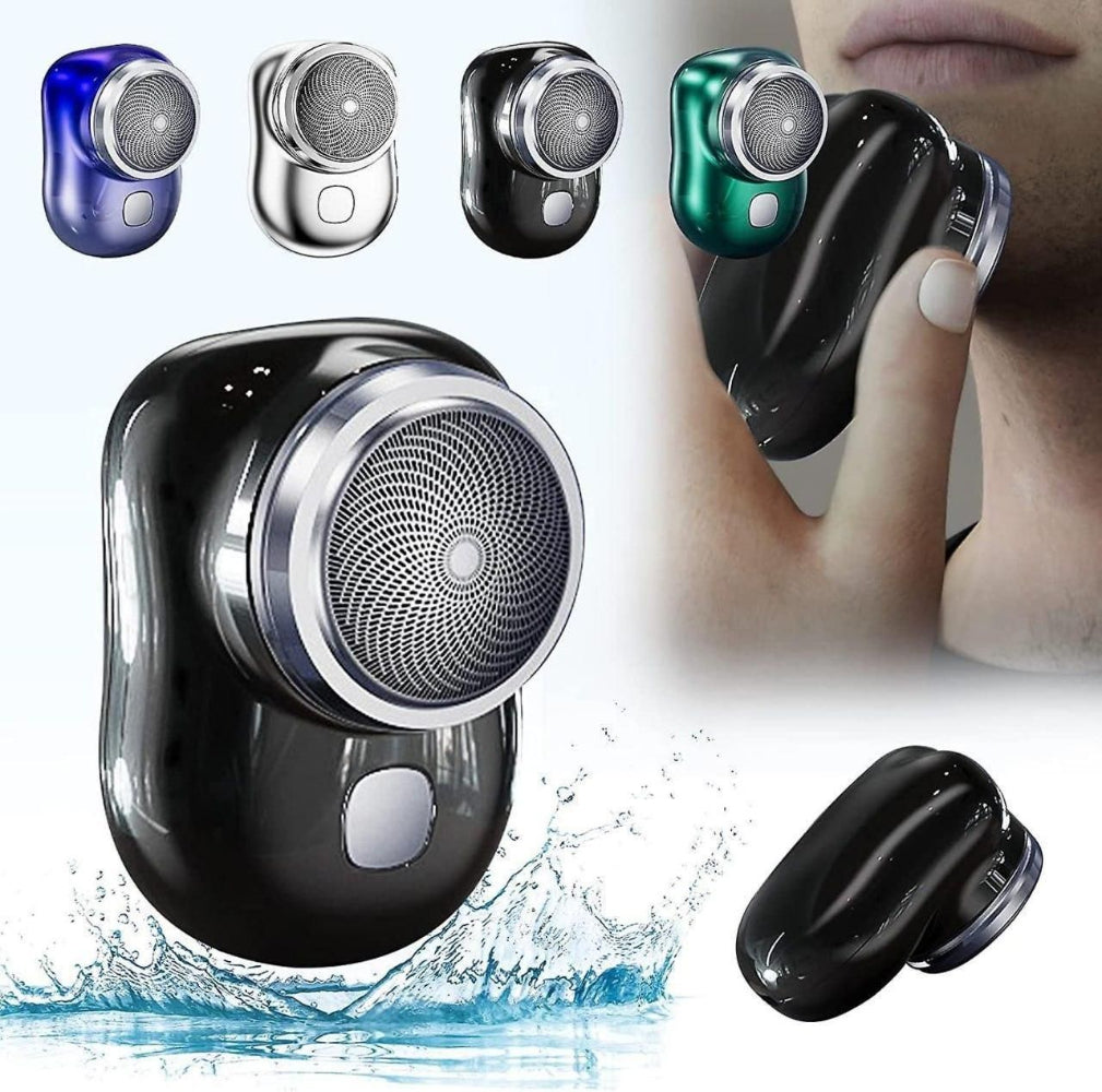 Mini Electric Shaver for Men | Portable Pocket Size Foil Shaver | Type-C Fast Charging | Wet & Dry Use for Home, Travel & Outdoor