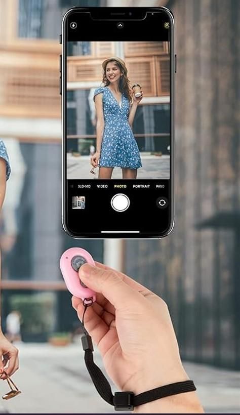 Bluetooth Camera Remote Shutter | Wireless Selfie Remote for Phones