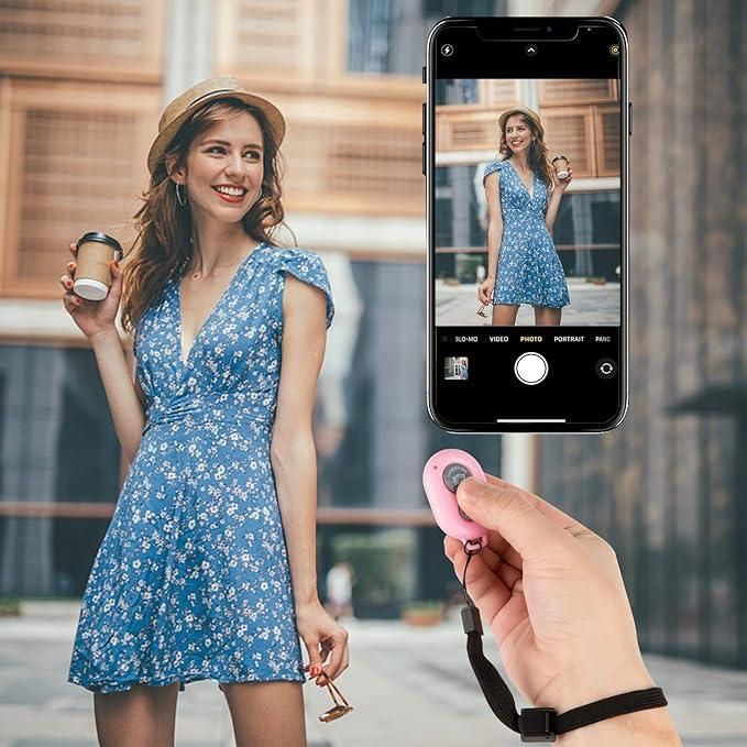 Bluetooth Camera Remote Shutter | Wireless Selfie Remote for Phones