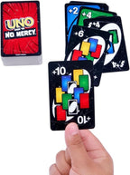 UNO Show ’em No Mercy Card Game – Extreme Stacking Family Party Game with Action Cards