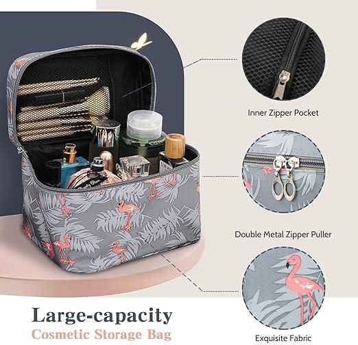 Travel Toiletry Bag for Men & Women | Portable Cosmetic & Vanity Organizer