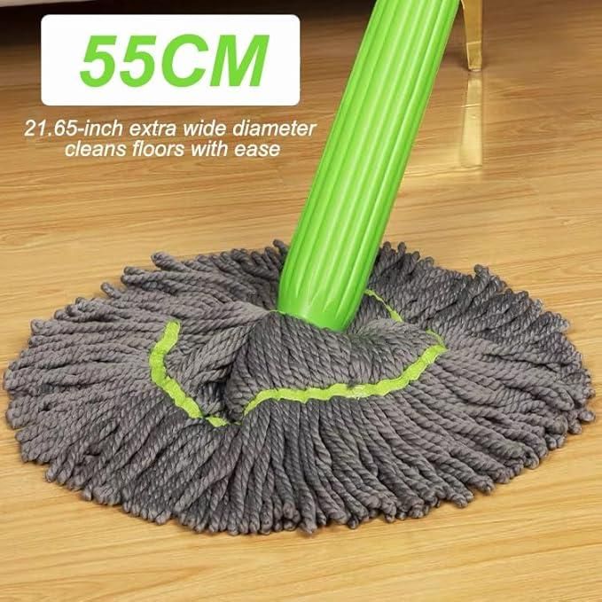 Self-Twisting Water Rotating Mop | Microfiber Spin Floor Cleaning Mop