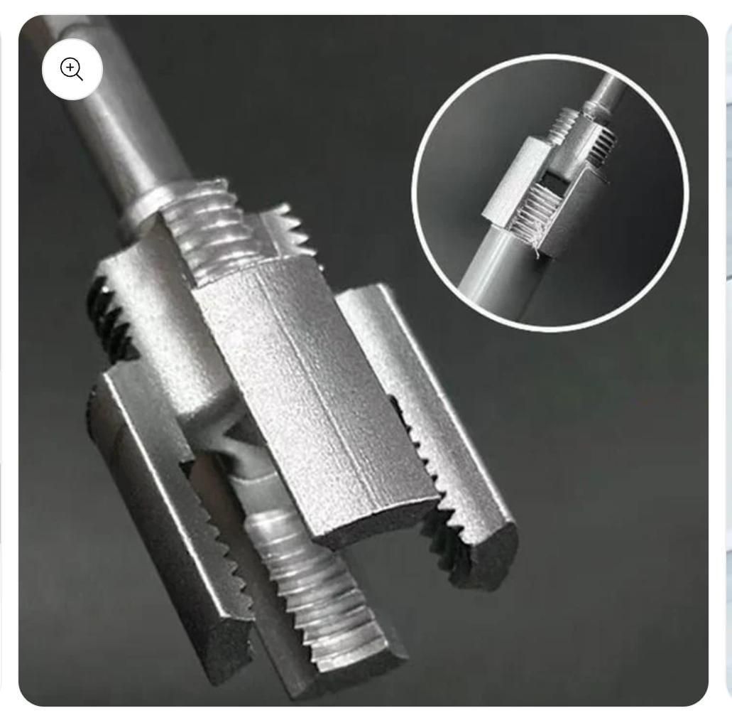 Electric Drill Pipe Threading Opener Tool | Aluminum Alloy Internal & External Thread Maker