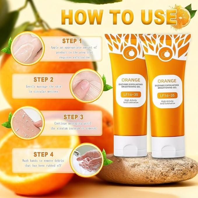 Orange Enzymes Exfoliating Brightening Gel 100g – Deep Pore Cleanser & Skin Brightening Gel