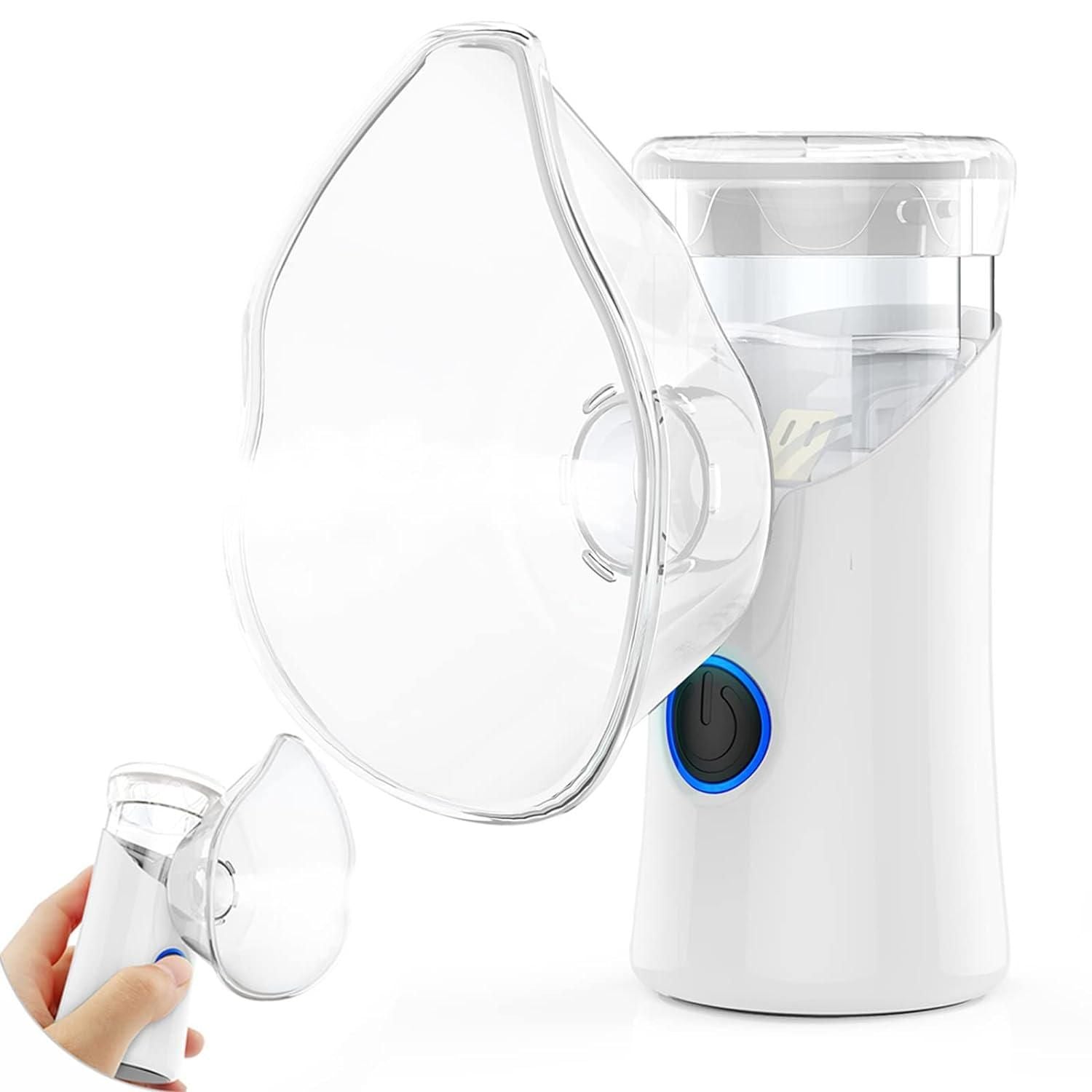 Portable Mesh Nebulizer for Kids & Adults – Silent Handheld Nebulizer Machine for Easy Breathing Care