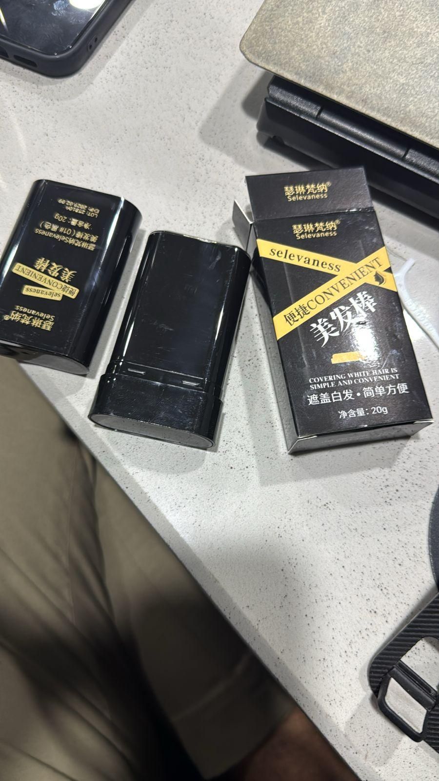 2-in-1 Hair Dye Touch-Up Comb 20gm (Black) – Instant White Hair Coverage, Waterproof & Portable