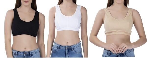 Women’s Multicolor Air Bra Pack of 3 | Cotton Comfortable Daily Wear Bras