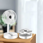 Powerful Rechargeable Table Fan | Portable Desk Fan for Home & Office