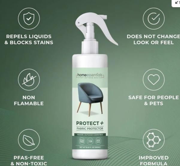 Multipurpose Protect+ Fabric Protector Spray 200ML – Water & Stain Repellent for Clothes & Upholstery