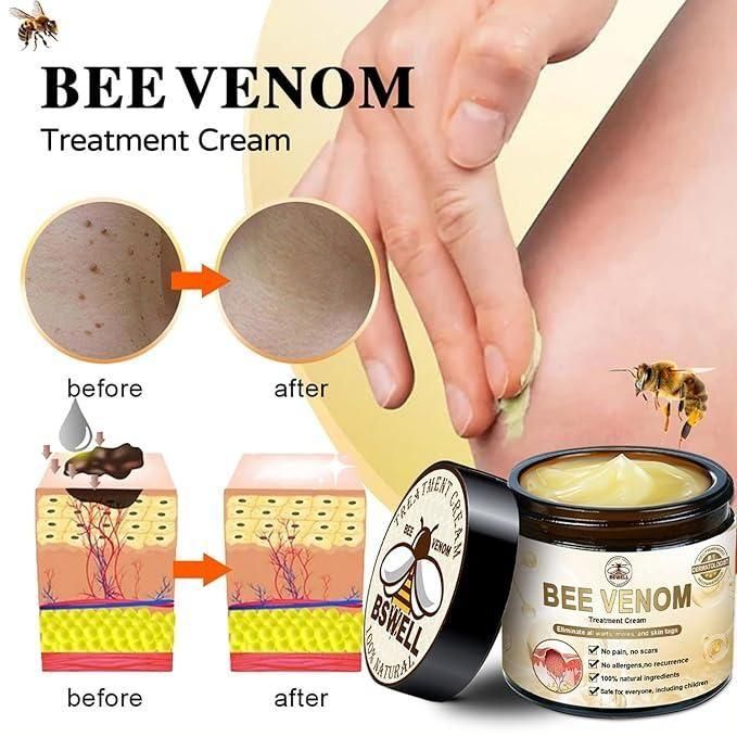 Bee Venom Skin Treatment Cream 100g (Pack of 2) – Firming, Anti-Aging & Skin Repair Moisturizer