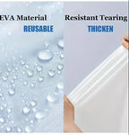 Unisex Hooded Button Raincoat for Adults | Reusable Thick EVA Waterproof Long Sleeve Rain Cape