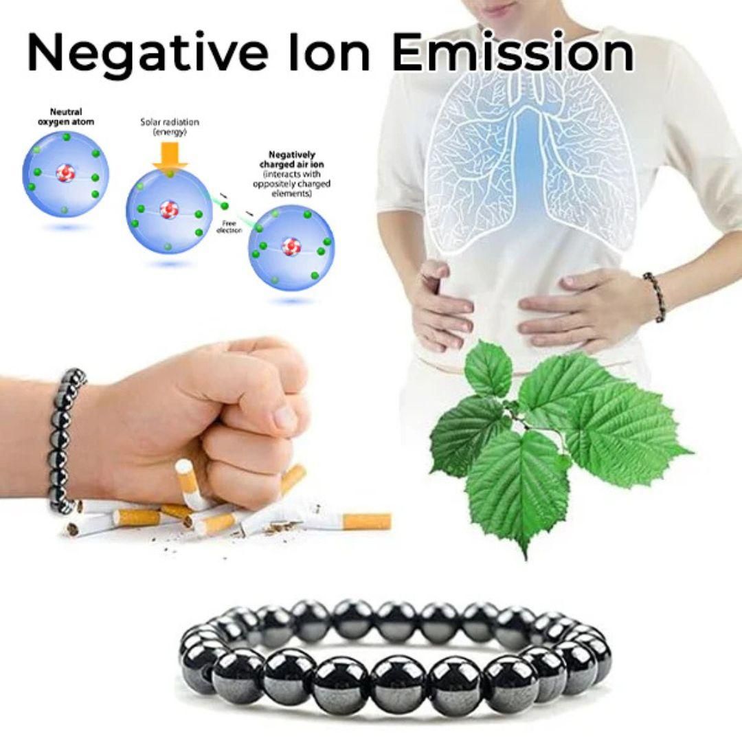 Anti-Smoking Bracelet for Men – Stylish Beaded Bracelet for Habit Control & Daily Wear