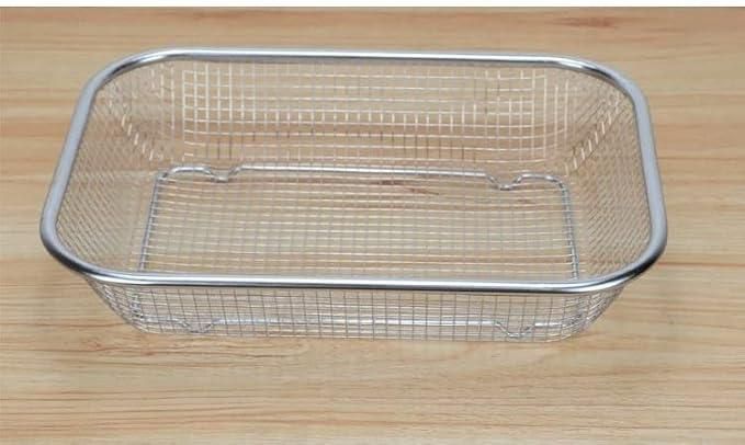 Stainless Steel Colander Strainer with Handle | Fine Mesh Kitchen Drainer for Vegetables, Fruits & Pasta