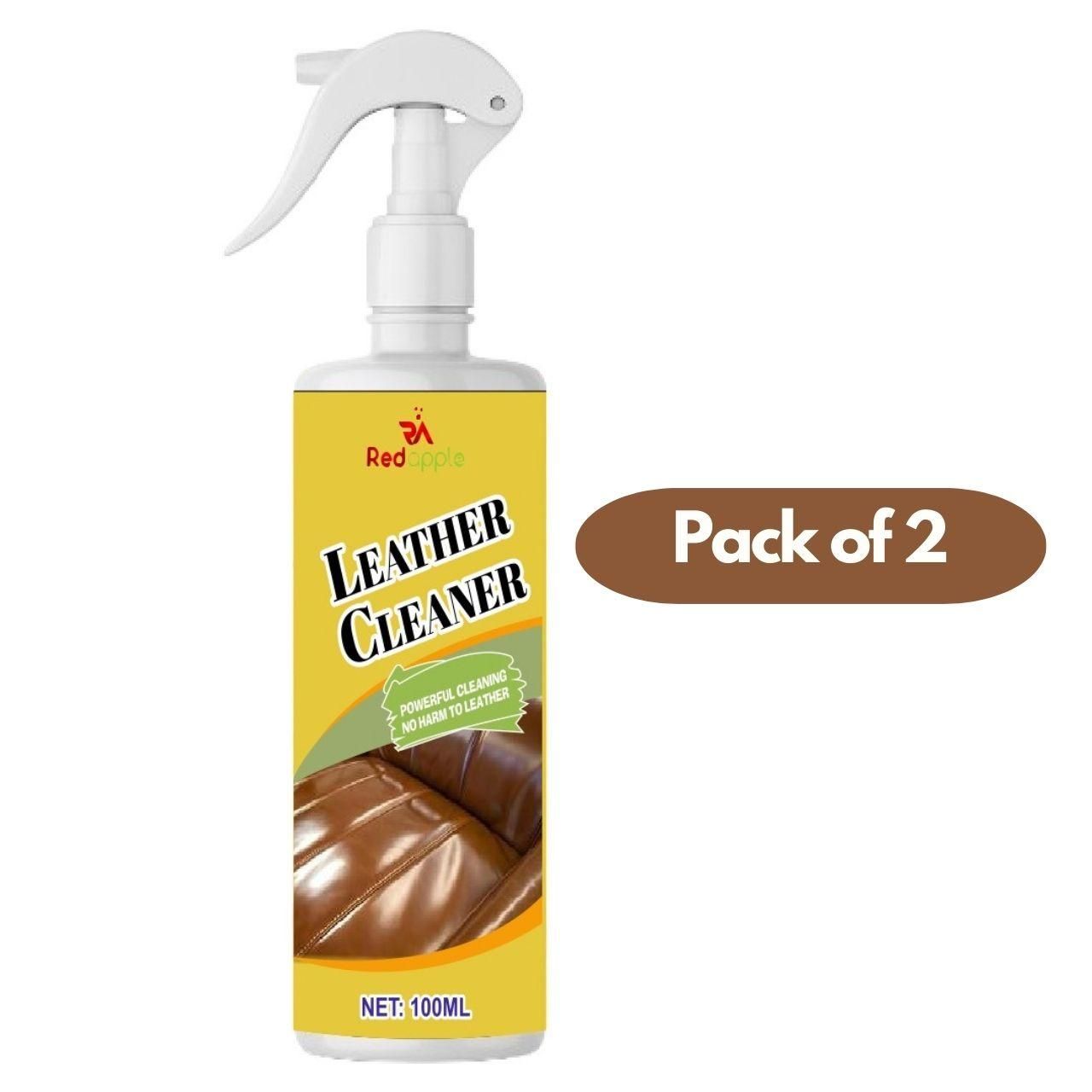 Leather Cleaner 200ml Pack of 2 – Car Seat, Sofa & Shoe Leather Stain Remover