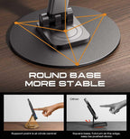 360° Rotatable Mobile Phone Stand | Adjustable Height & Angle Desk Holder