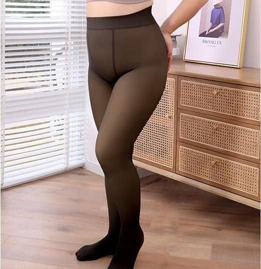 Thermal Thick Pantyhose Leggings for Women | Warm Wool Winter Stockings Black