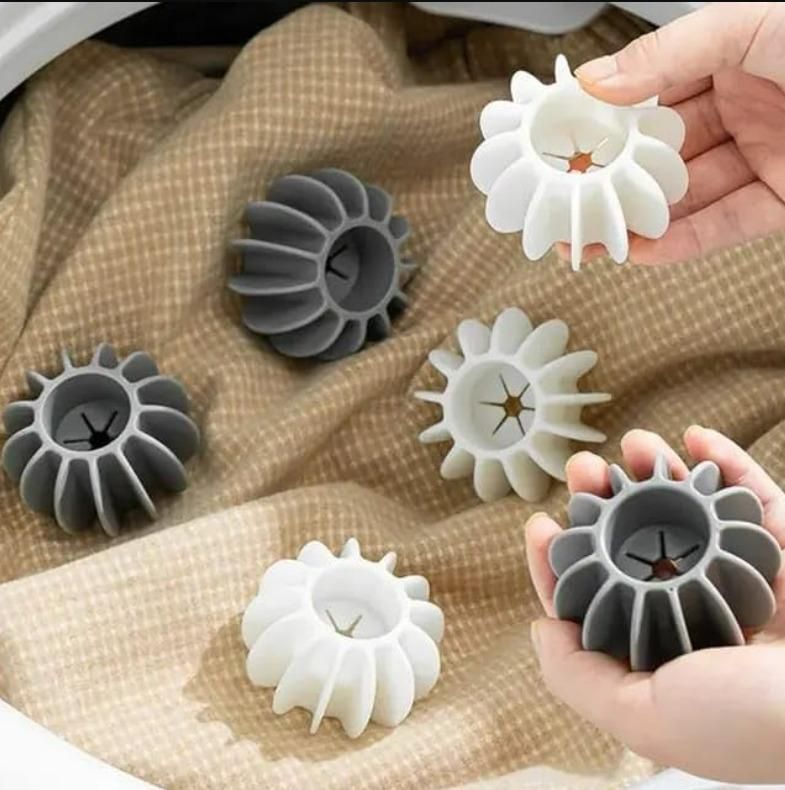 5 Pcs Washing Machine Laundry Balls – Anti Tangle Silicone Clothes Cleaning Balls