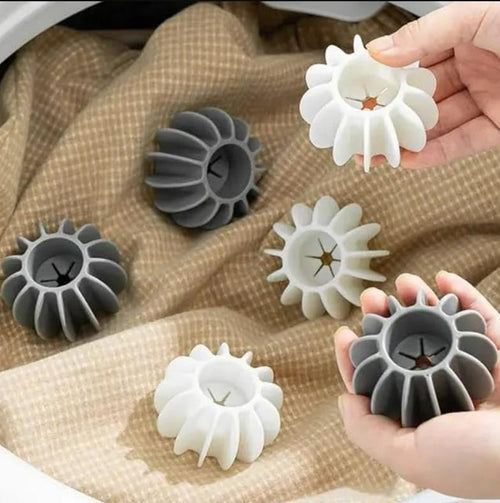5 Pcs Washing Machine Laundry Balls – Anti Tangle Silicone Clothes Cleaning Balls