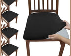 Chair Seat Covers Pack of 2-14 | Stretchable Dustproof Dining Chair Protector