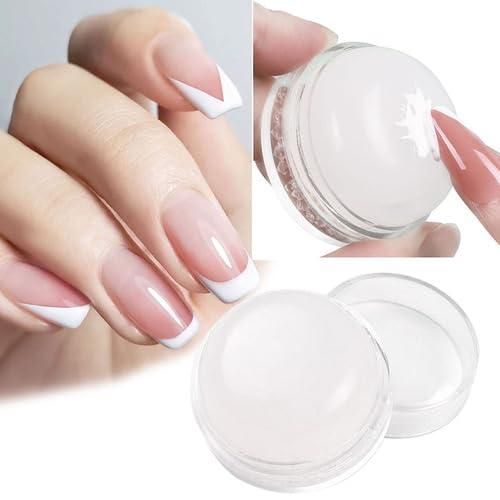 Silicone Nail Stamper – Clear Jelly Nail Art Tool for Perfect Designs