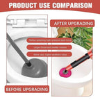 High Pressure Toilet Unblock Plunger | Stainless Steel Drain Clog Remover Tool