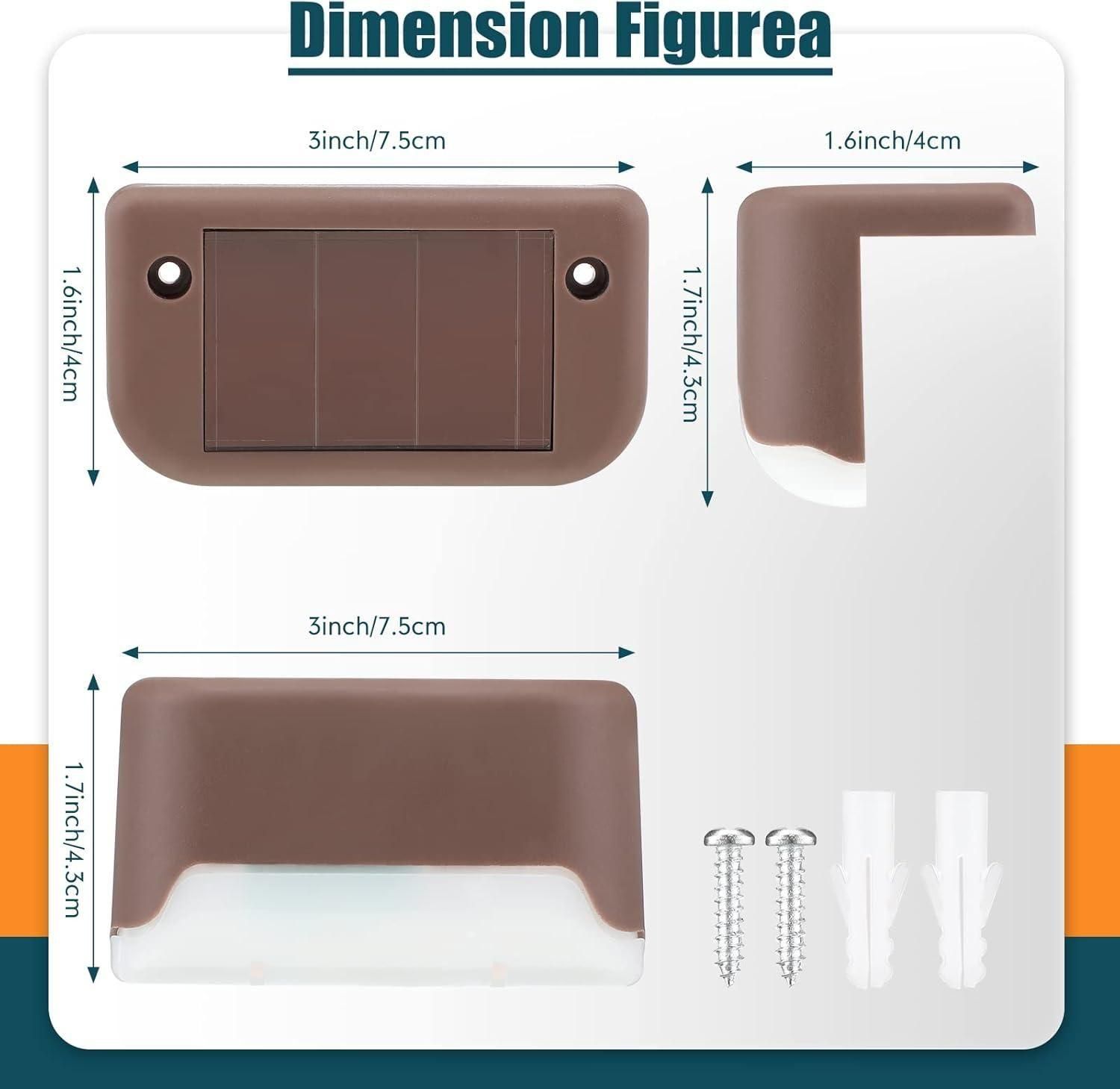 Solar Deck Lights Outdoor – Waterproof LED Solar Pathway & Deck Lighting