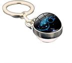 Zodiac Gemstone Keychain