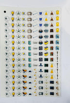 3D Premium Switch Stickers (149 PCS) – Decorative Glow Switch Board Vinyl Stickers