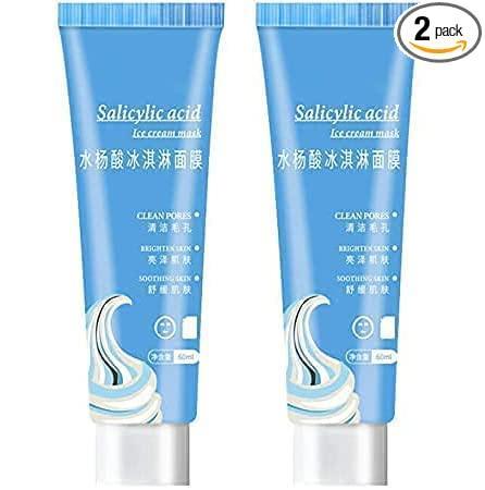 The Trendy Ice Cream Mask Ultra Cleansing & Brightening (Pack of 2, 120ml Each) | Deep Clean & Glow Face Mask